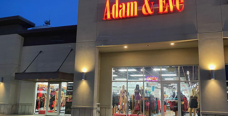 Adam & Eve adult boutique storefront