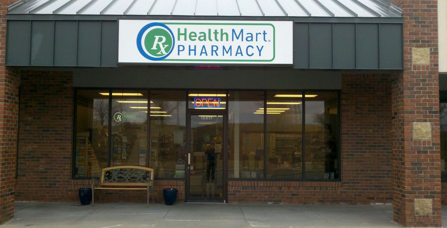 Health Mart Pharmacy storefront in Bennington, Nebraska