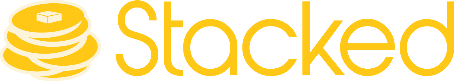 Stacked Pancake and Breakfast House logo