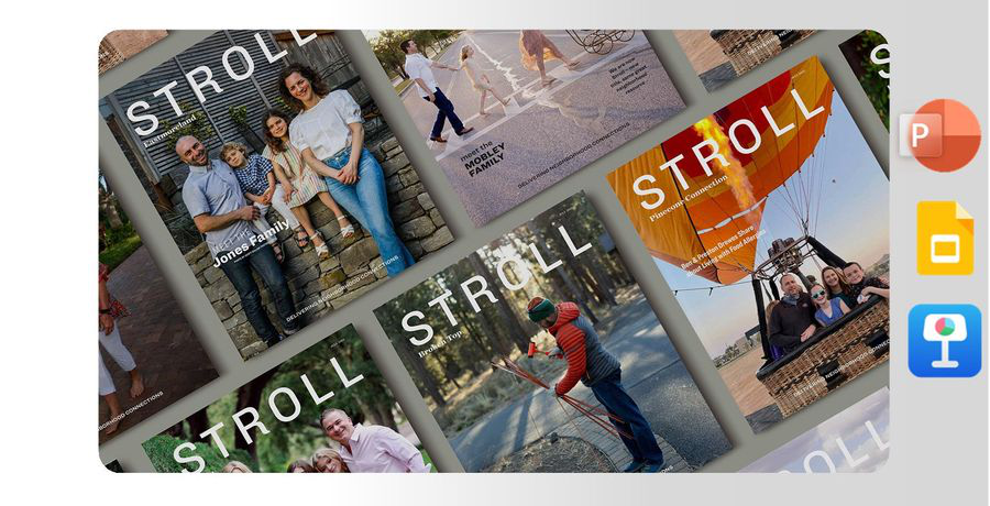 Stroll Franchise Pitch Deck Template - Franchisesbiz.com
